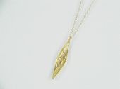アラベスク(唐草)K18金ゴールド透かしネックレス（L） Gold Necklace